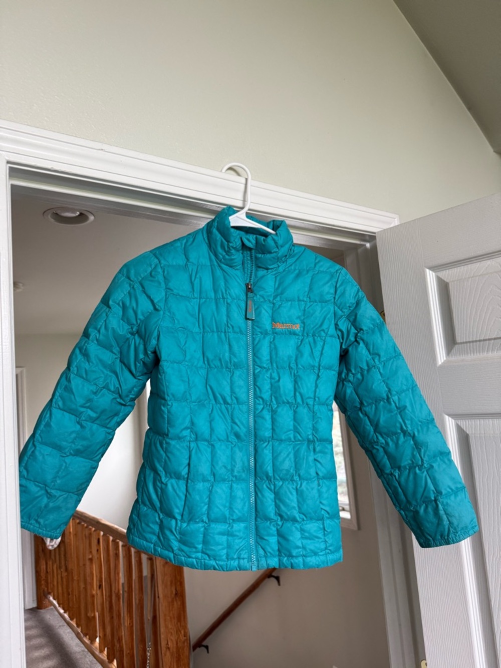 Marmot Teal Girls' Lightweight Quilted Puffer Jacket